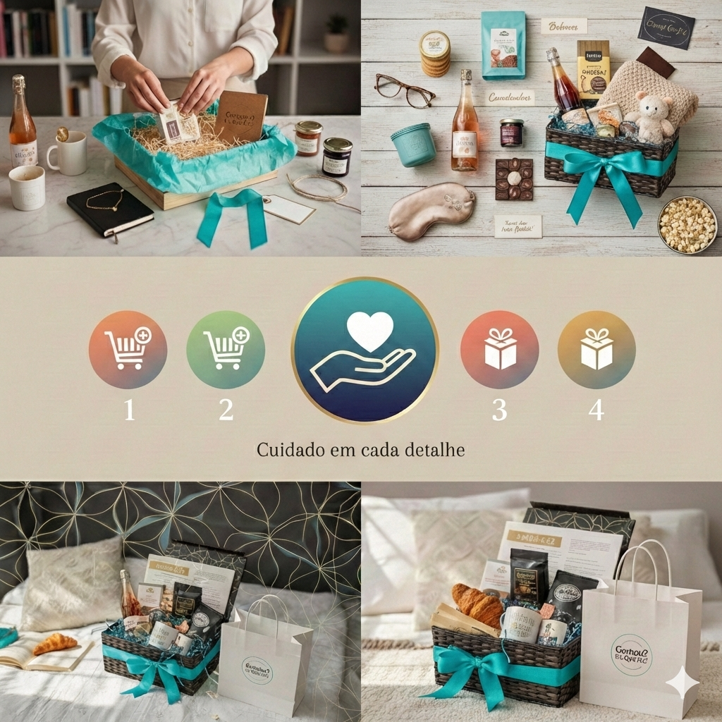 Presente personalizado com decoração especial