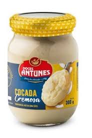 Doce Cocada cremosa pote vidro 300gr