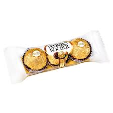 Ferrero Rocher pacote 3 unidades