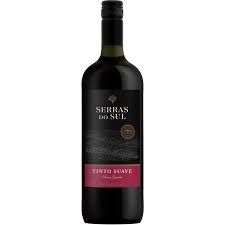 Vinho tinto (Suave) 750ml - NACIONAL