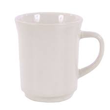 Caneca Louça simples sem estampa 250ml (cores sortidas)