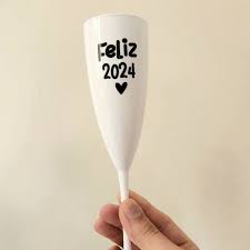 Taça acrilica Personalizada com adesivo