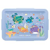 Bento Box de Refeição Sealife Azul 700ml - Marcus & Marcus