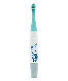 Escova Infantil em Silicone Elétrica e Reutilizável Azul - Marcus & Marcus