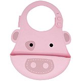 Babador em Silicone Porquinha Rosa - Marcus & Marcus