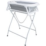 Banheira Dobrável Flex + Suporte de Elevação Cinza - Kiddo
