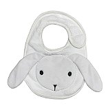 Babador Power Sec Animado Coelho Branco - Laço Bebê