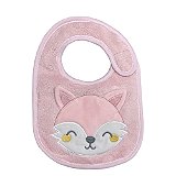 Babador Power Sec Animado Raposa Rosa - Laço Bebê