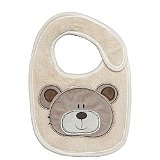 Babador Power Sec Animado Urso Bege - Laço Bebê