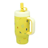 Garrafa Térmica com Canudo e Alça Natureza 530ml - Marcus & Marcus