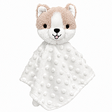 Naninha Laço Bebê Minha Primeira Naninha Cachorro Boo Bege