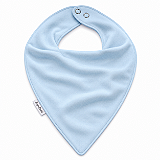 Babador Bandana Bamboo Laço Bebê - Azul Bebê