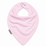 Babador Bandana Bamboo Laço Bebê - Rosa Bebê