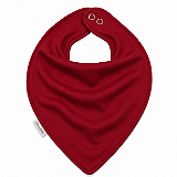 Babador Bandana Bamboo Laço Bebê - Vermelho