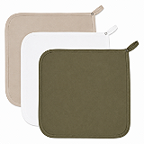 Kit Paninho de Boca Babita Bamboo Laço Bebê 3 Peças - Verde