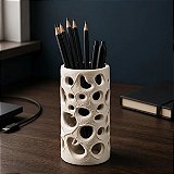 Porta-Canetas Coral Orgânico Criandê