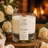 Vela Aromática em Gel Lavanda 200g Cantinho de Acolher - Criandê