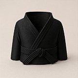 Porta-Canetas Kimono de Karatê Faixa Preta Criandê Preto