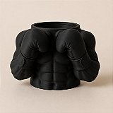 Porta-Canetas Busto de Boxeador Criandê Preto