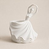 Porta-Canetas Bailarina Clássica Criandê Branco
