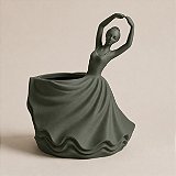 Porta-Canetas Bailarina Clássica Criandê Verde