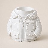Porta-Canetas Jaqueta de Aviador Criandê Branco
