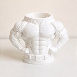 Porta-Canetas Torso de Fisiculturista Criandê Branco