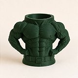 Porta-Canetas Torso de Fisiculturista Criandê Verde