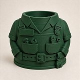 Porta-Canetas Uniforme de Encanador Criandê Verde