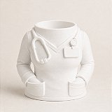 Porta-Canetas Jaleco de Médico Criandê Branco
