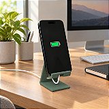 Suporte para Celular com Passagem para Cabo Criandê Verde