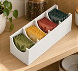 Porta Sachês de Chá Modular Criandê Branco