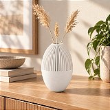 Vaso Julian Geométrico Criandê Branco