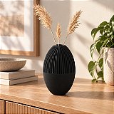 Vaso Julian Geométrico Criandê Preto