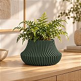 Vaso de Planta Canelado Aurora Criandê Verde