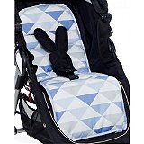 Almofada para Carrinho Momis Petit Dupla Face Candy Azul – Conforto Ergonômico e Universal (Respirável)