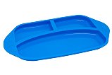Prato de Silicone com Divisórias Hipopótamo - Marcus & Marcus