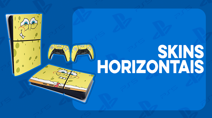 PS5 SLIM CAPAS HORIZONTAIS