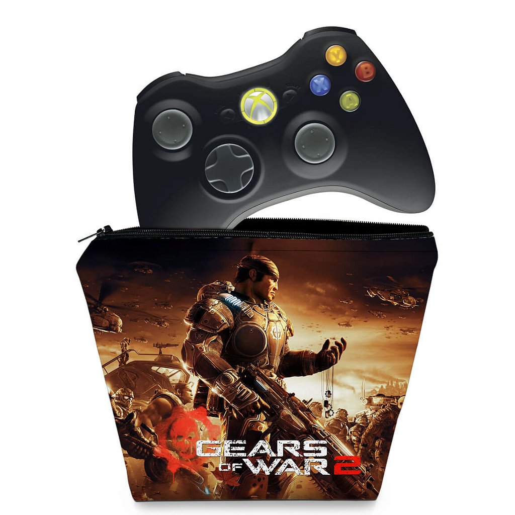 Equipe seu Xbox 360 com um case de Gears of War 3