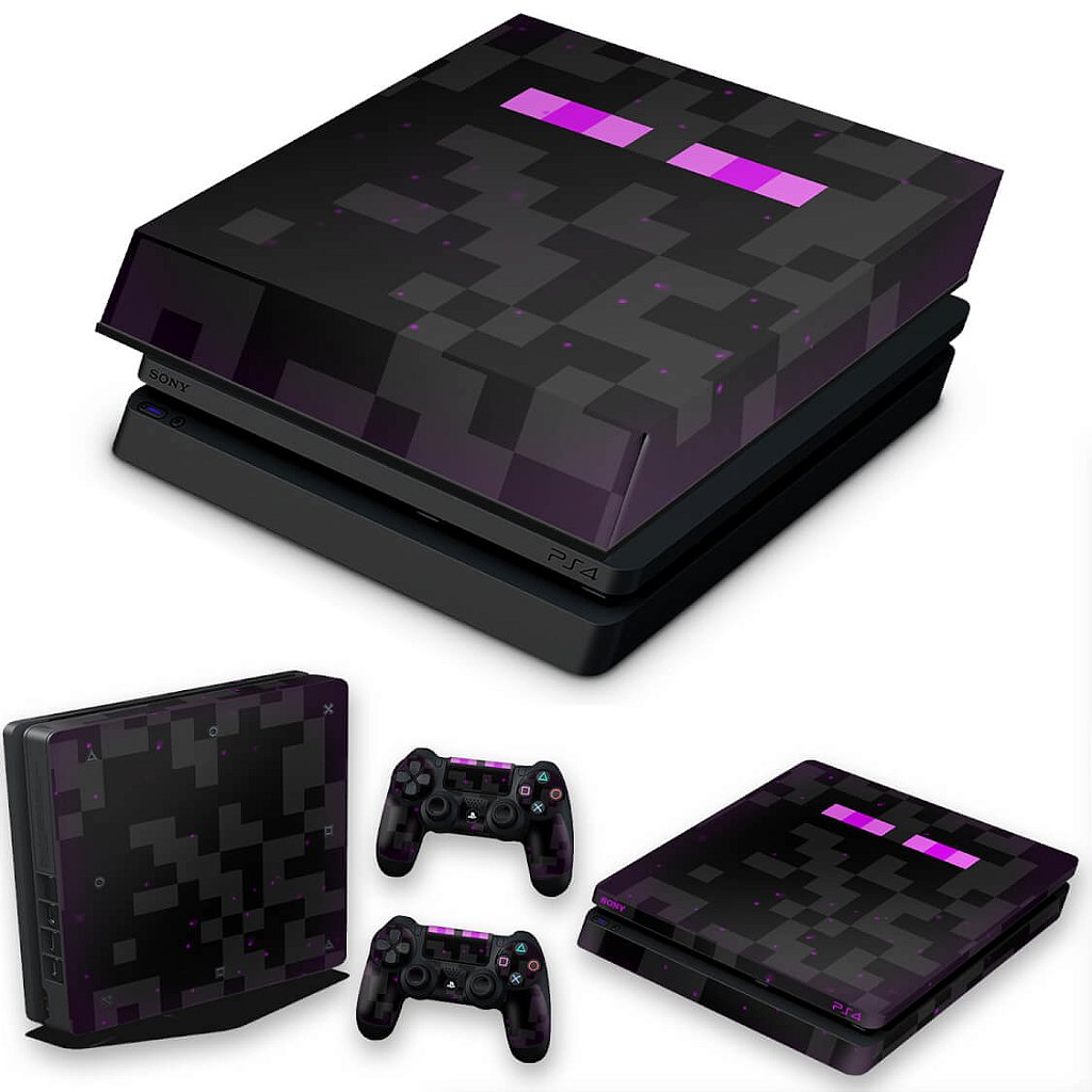 Skin PS4 Controle - Creeper Minecraft - Pop Arte Skins Atacado