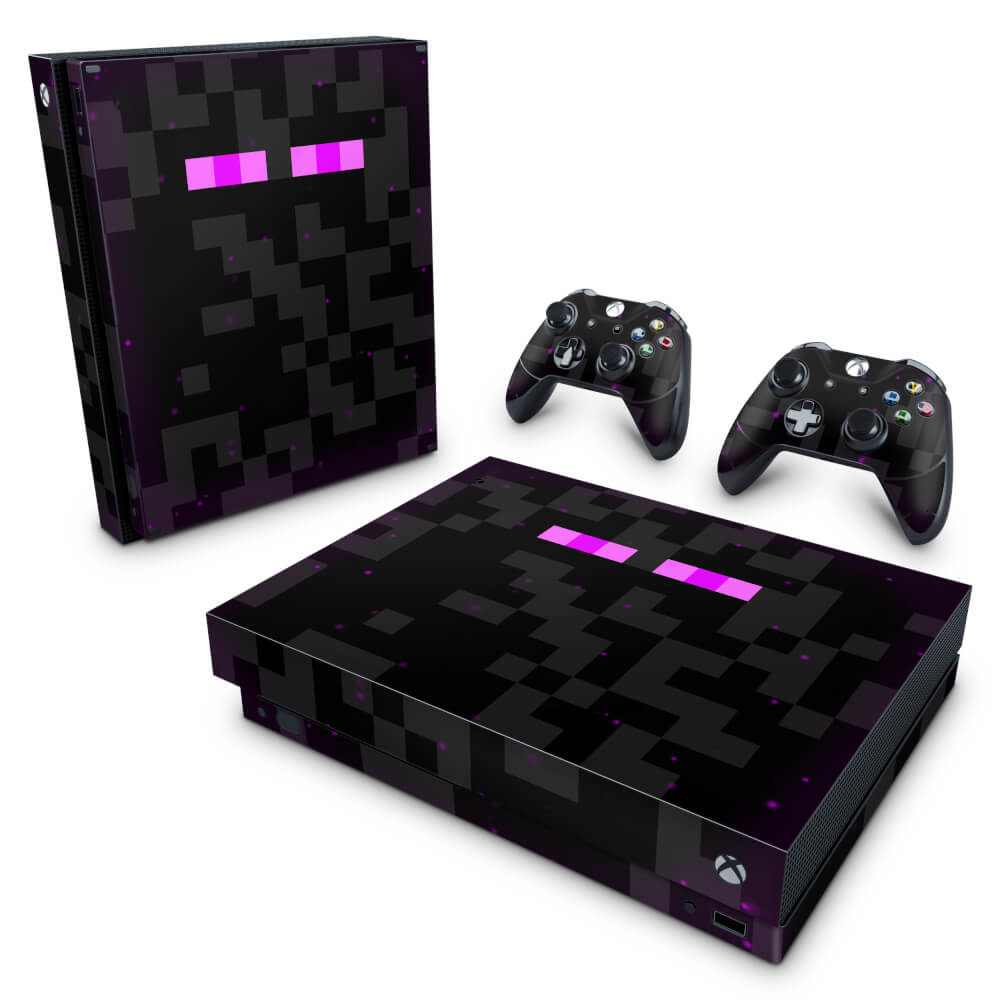 Skin PS4 Controle - Minecraft Enderman - Pop Arte Skins