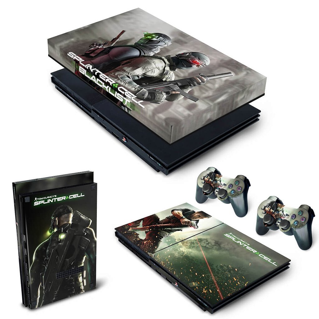 Skin Adesivo PS2 Slim - Splinter Cell em Promoção na Americanas