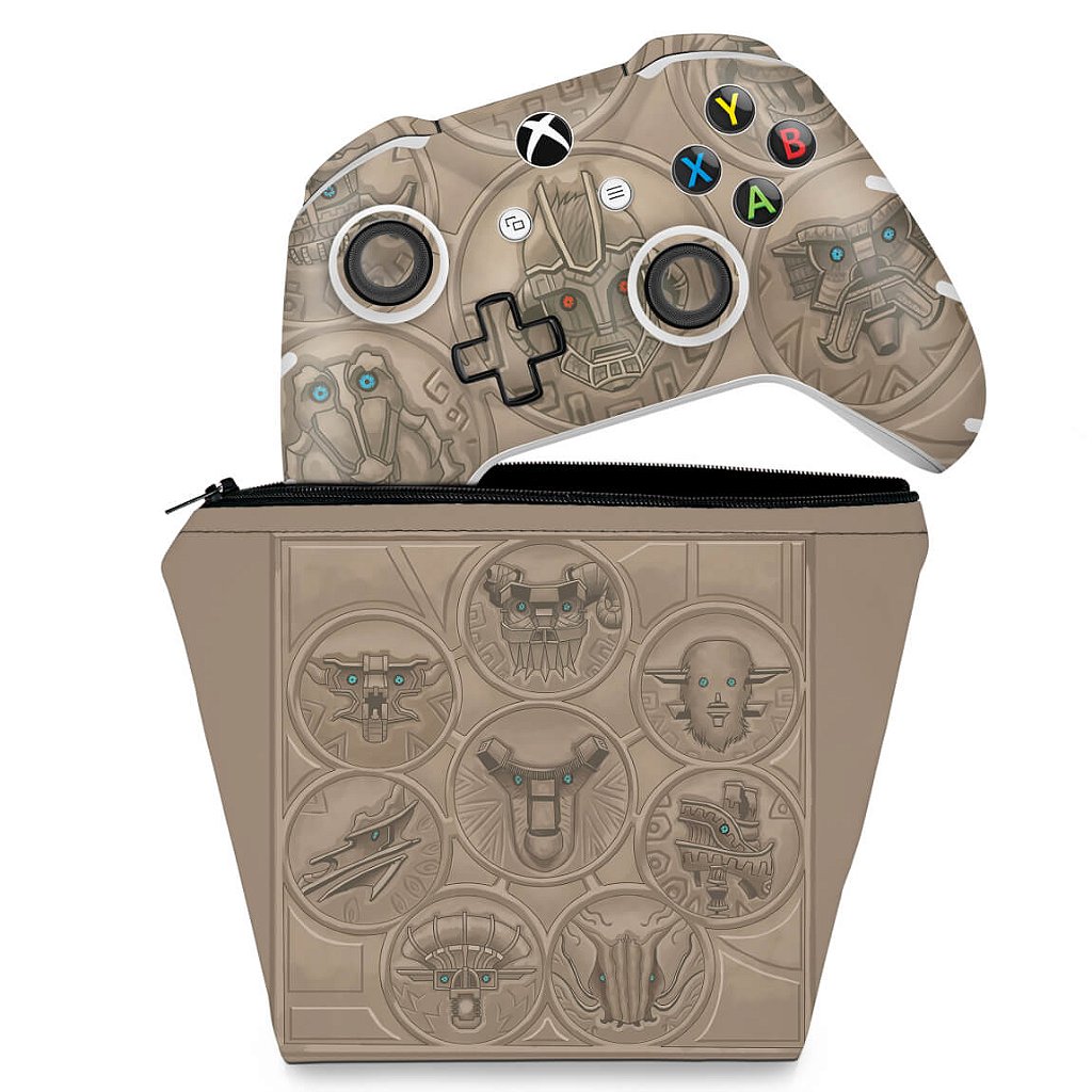 KIT Capa Case e Skin PS2 Controle - Shadow Colossus - Pop Arte Skins