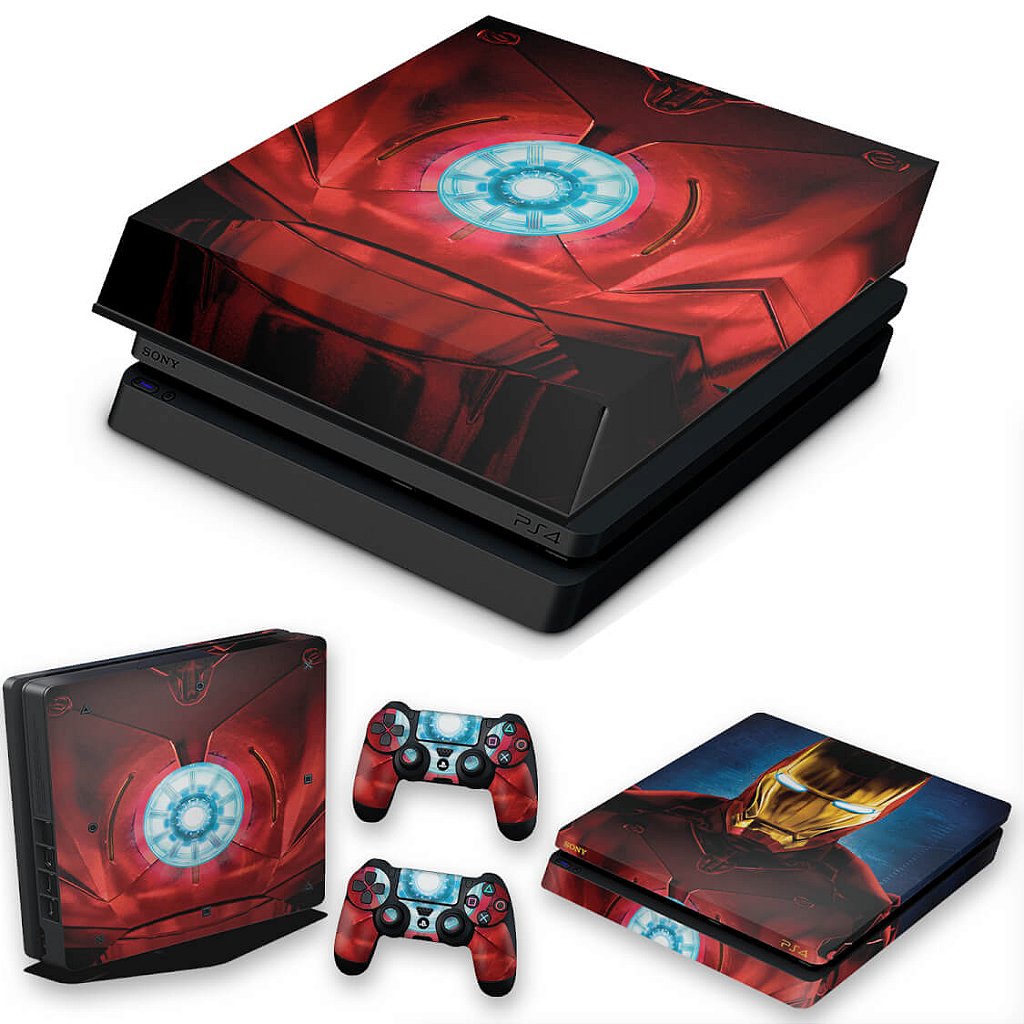 Skin PS4 PRO Adesiva Iron Man