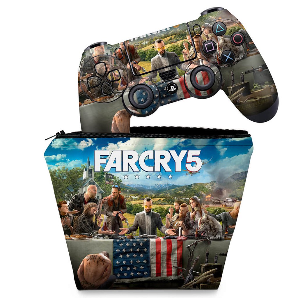 Capa PS4 Controle Case - Far Cry 5 - Pop Arte Skins