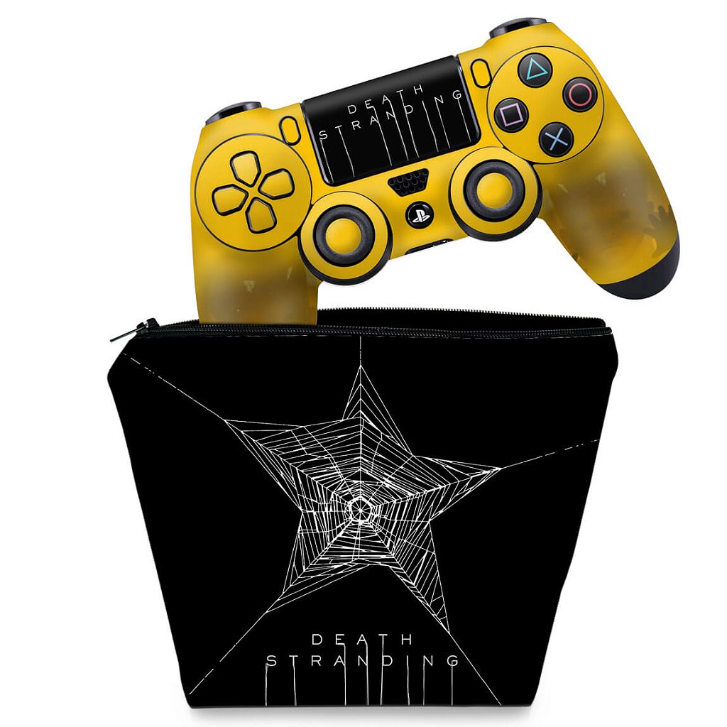 KIT Capa Case e Skin PS4 Controle - Mafia 3 - Pop Arte Skins