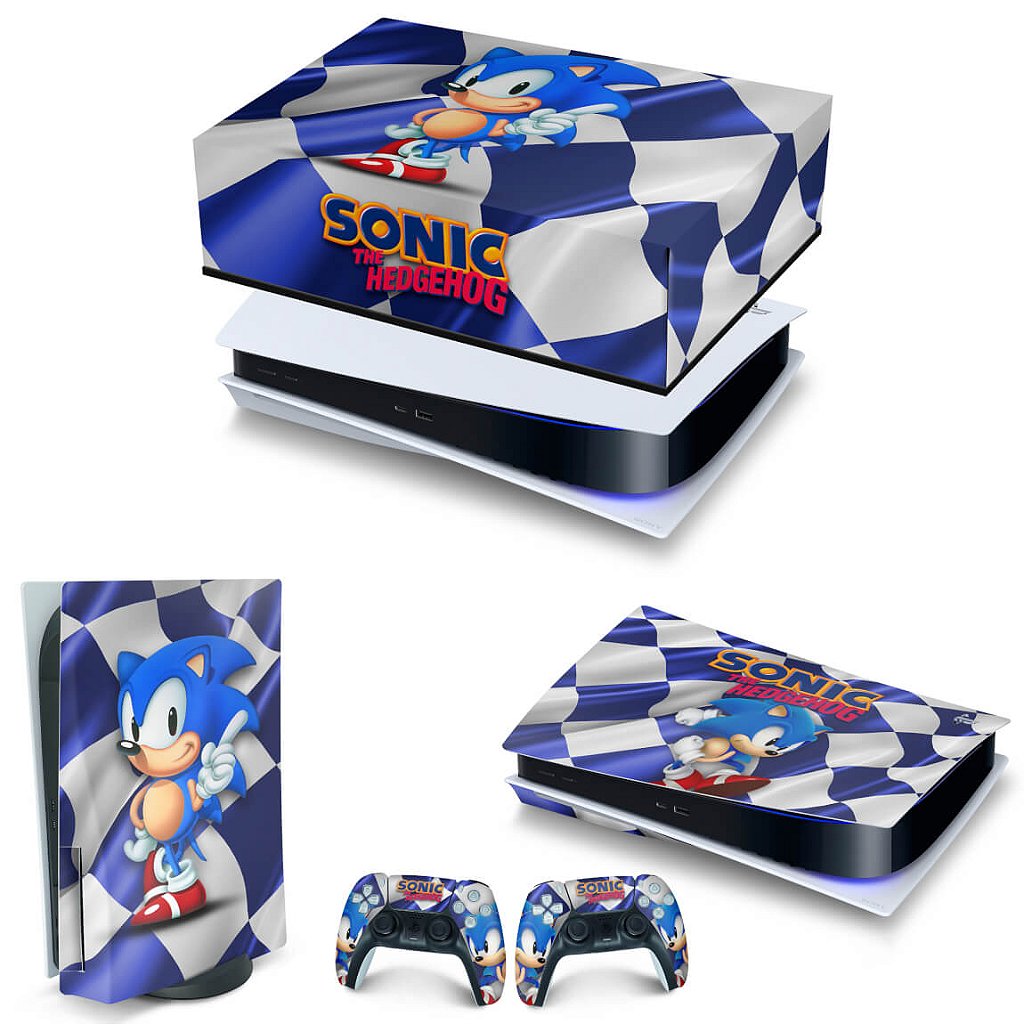 KIT Nintendo Switch Skin e Capa Anti Poeira - Sonic Mania - Pop