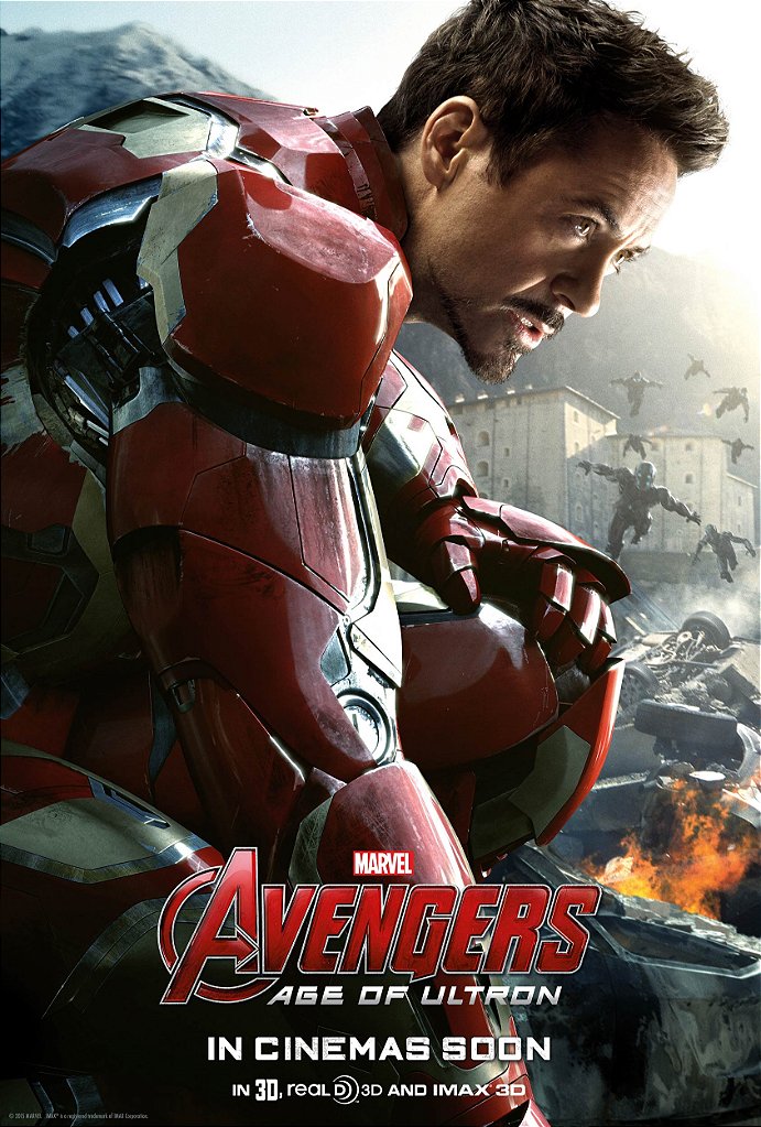 Poster Os Vingadores no Photoshop
