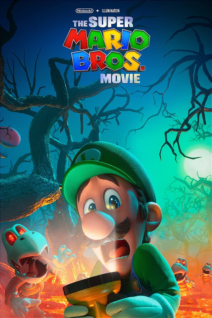 Poster Super Mario Bros O Filme E - Pop Arte Skins