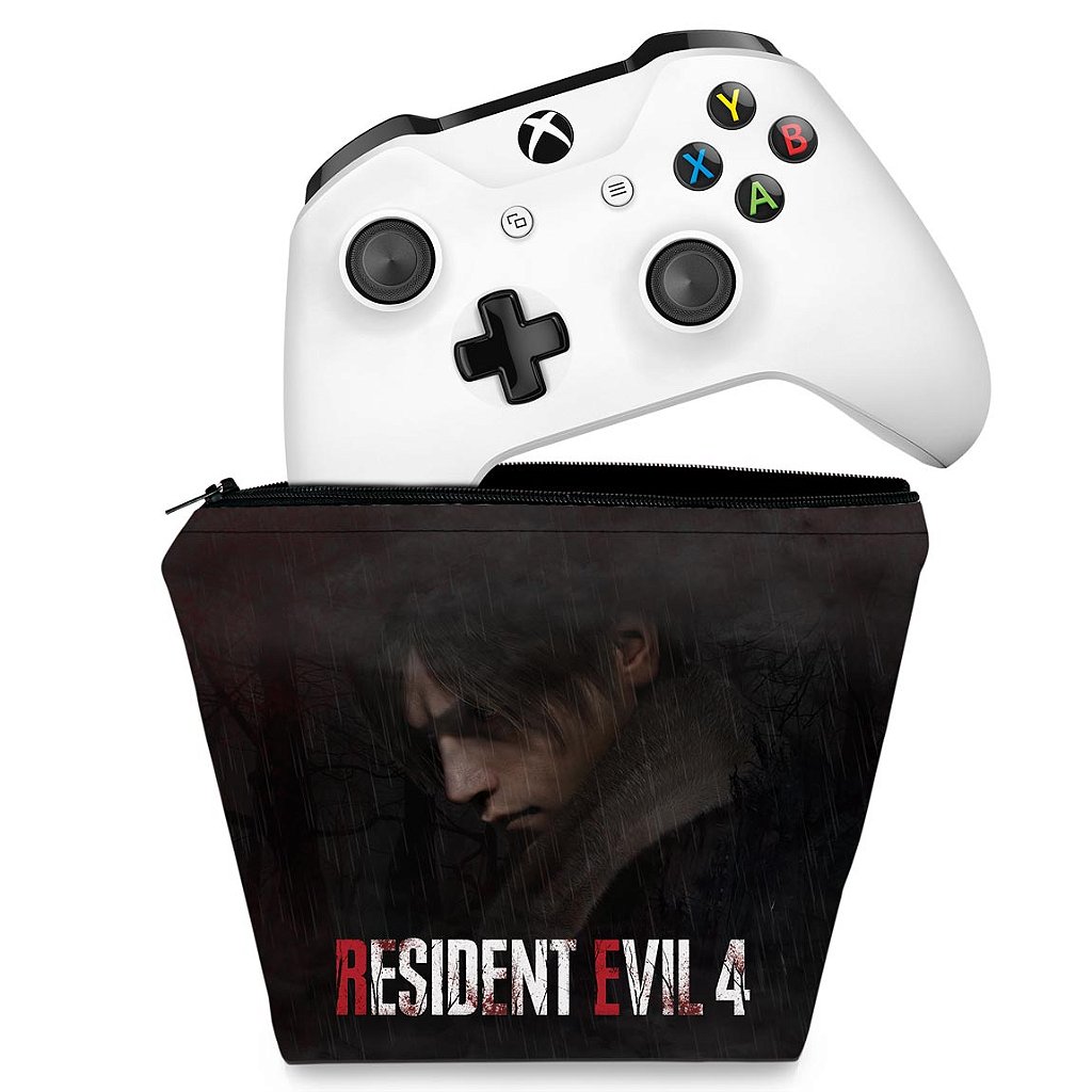 Capa Compatível Xbox One Fat Anti Poeira - Resident Evil 4 Remake